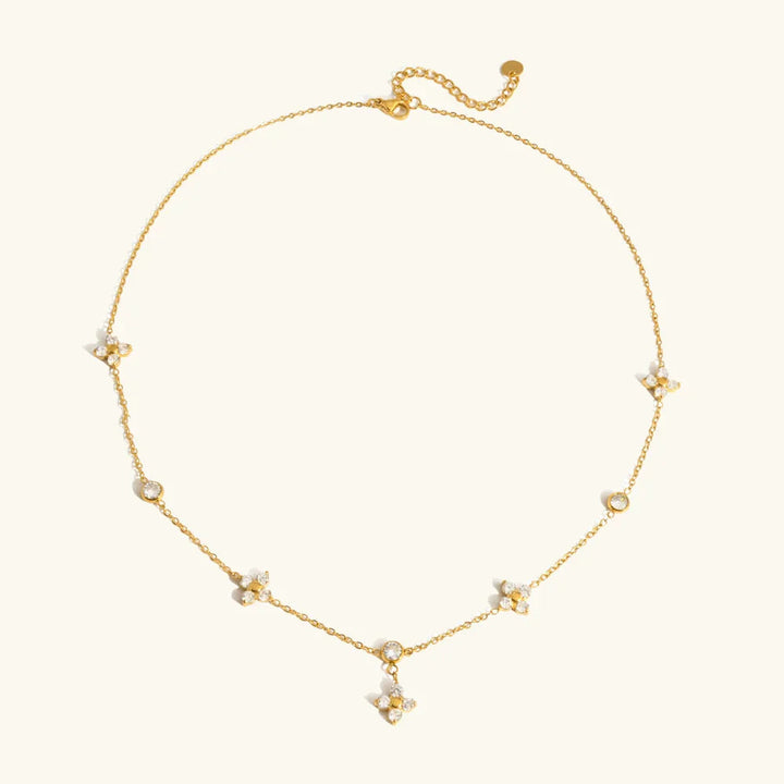 Fortune Diamond Clover Necklace