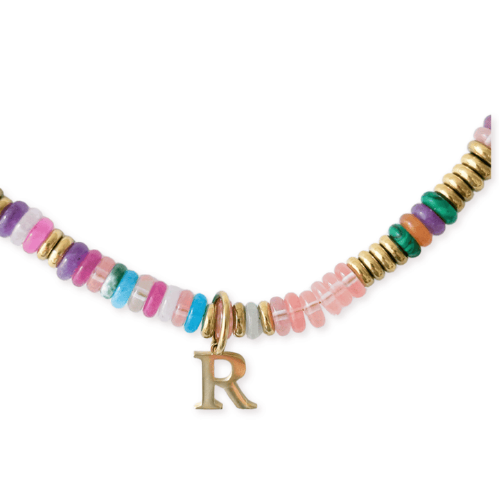 GOLD LETTER CHARM