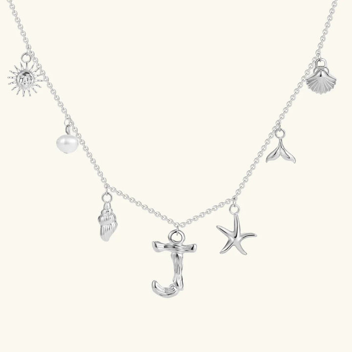 Avaria Ocean Initial Necklace