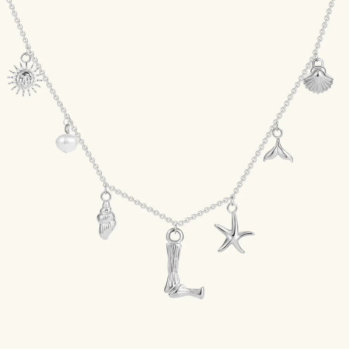 Avaria Ocean Initial Necklace
