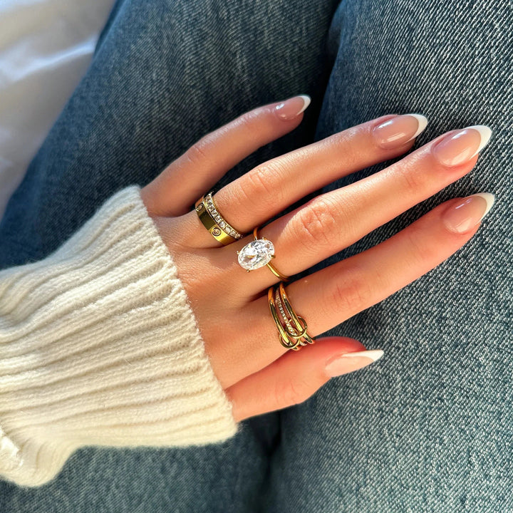 Dara Diamond Ring Stack