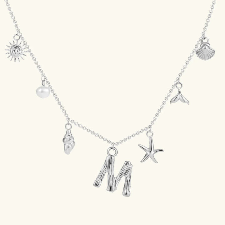 Avaria Ocean Initial Necklace
