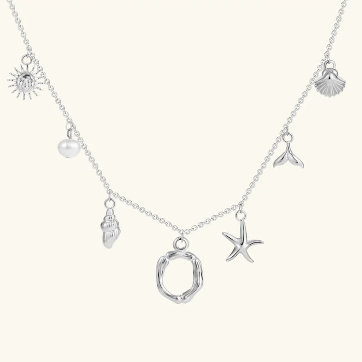 Avaria Ocean Initial Necklace