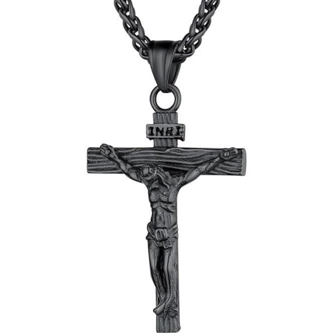 Christianartworkshop Jewelry Crucifix Pendant Charm Necklace