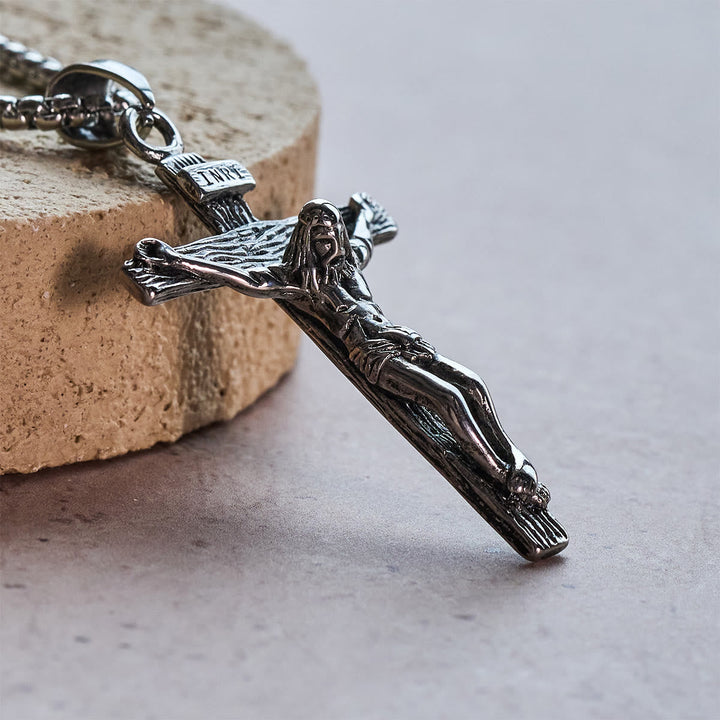 Christianartworkshop Jewelry Crucifix Pendant Charm Necklace