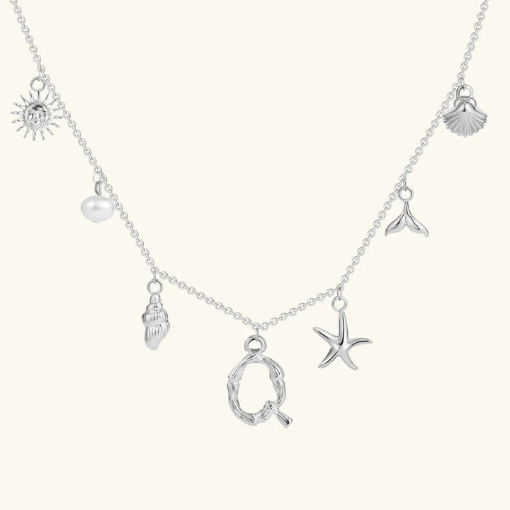 Avaria Ocean Initial Necklace