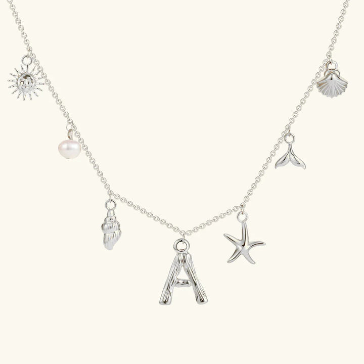 Avaria Ocean Initial Necklace