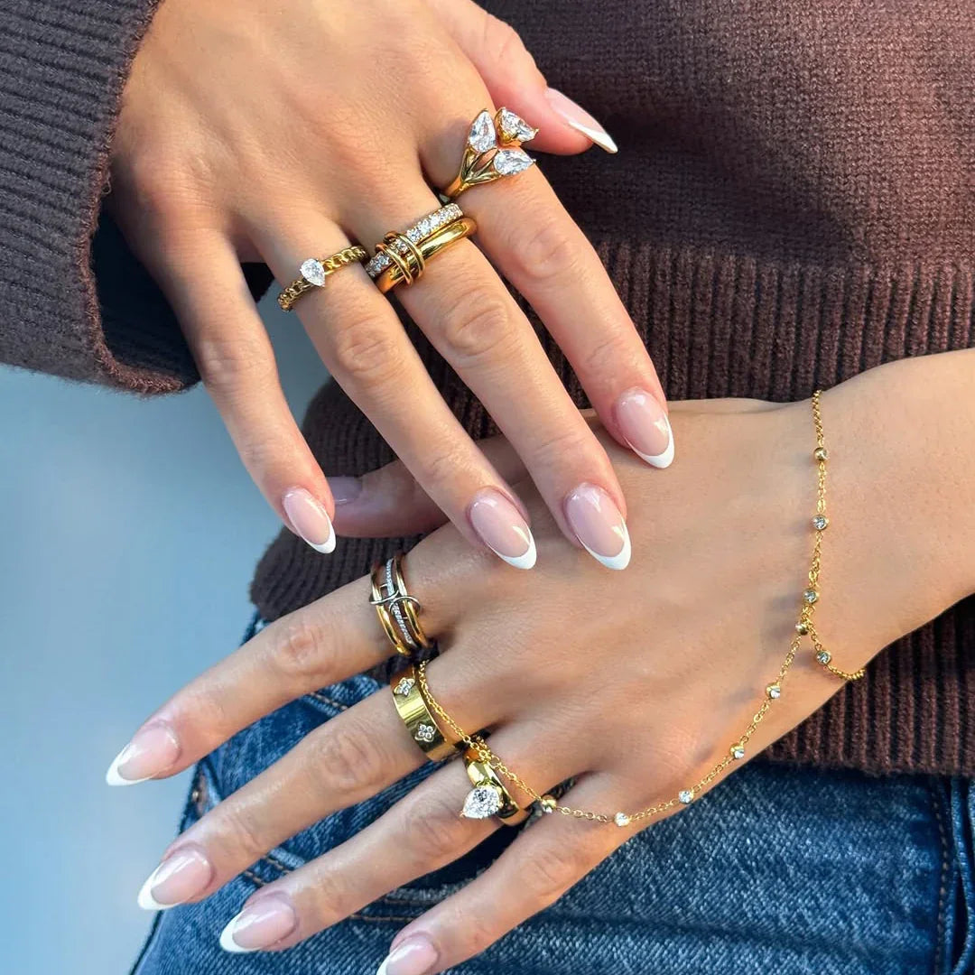 Chastity Diamond Ring Stack
