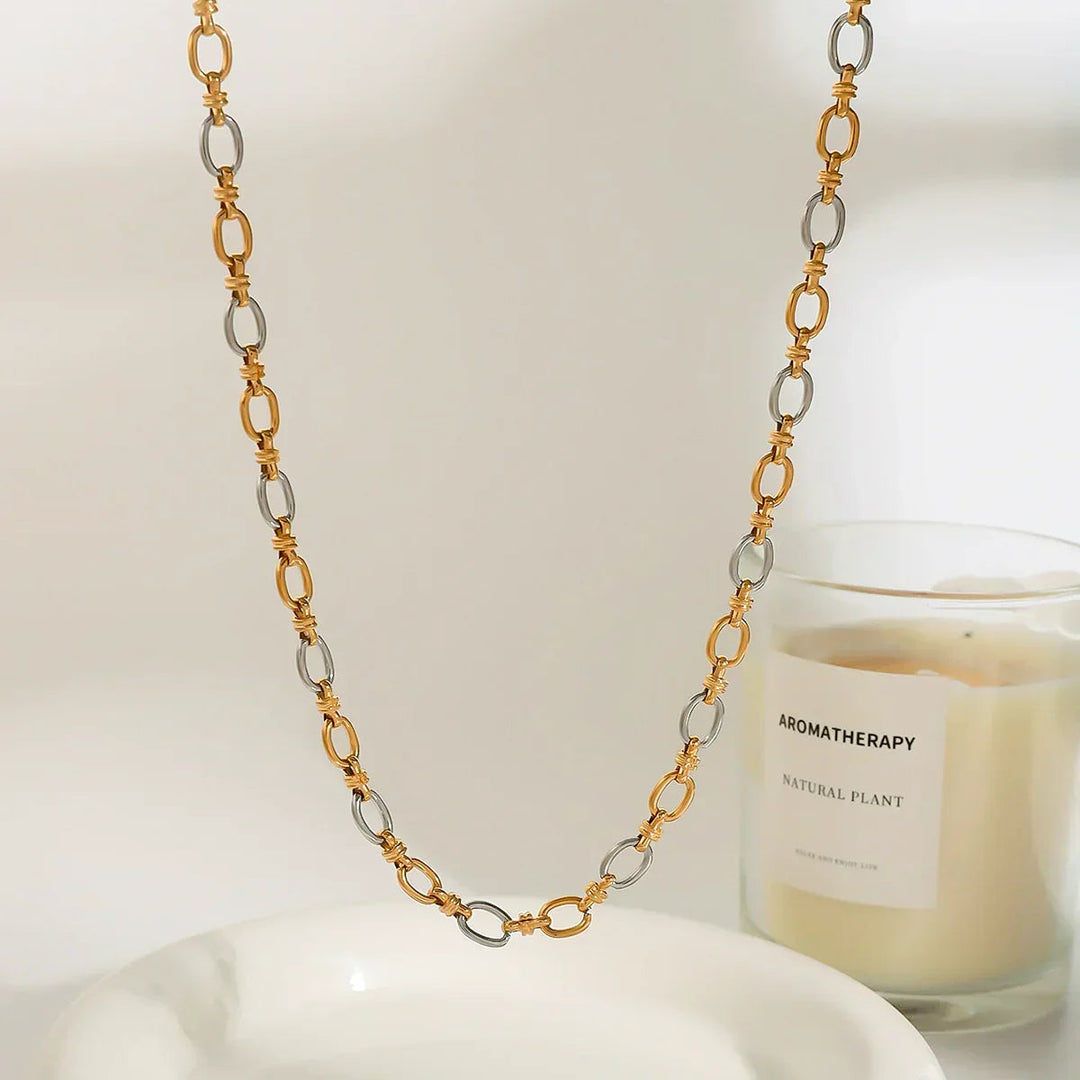 Addison Two Tone Gold Necklace