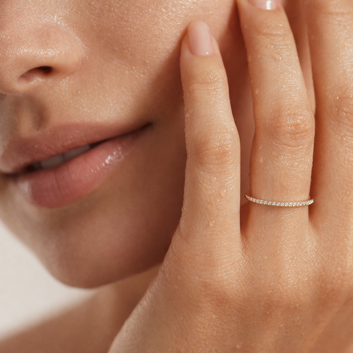 Tara Dainty Eternity Band Ring