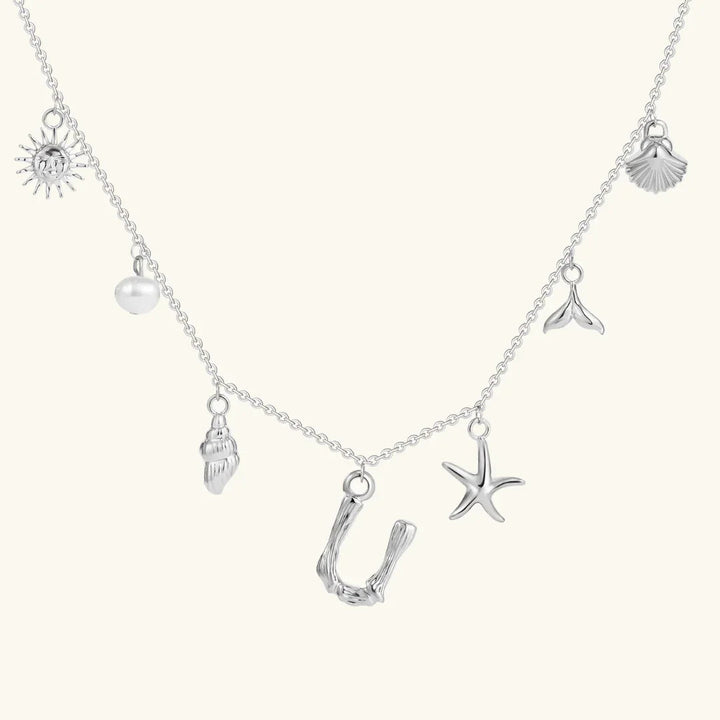 Avaria Ocean Initial Necklace