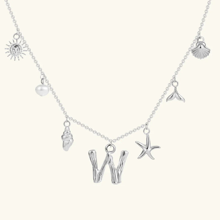 Avaria Ocean Initial Necklace