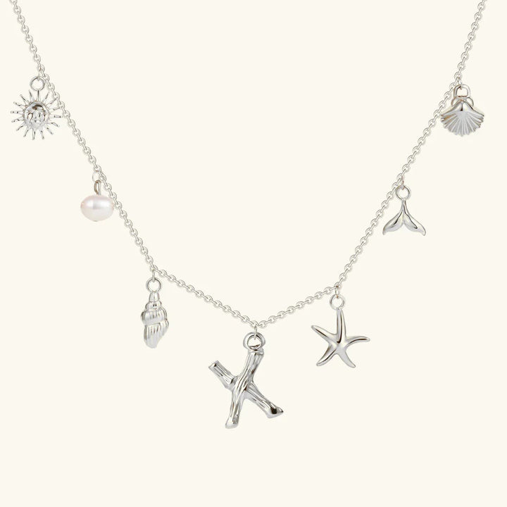 Avaria Ocean Initial Necklace