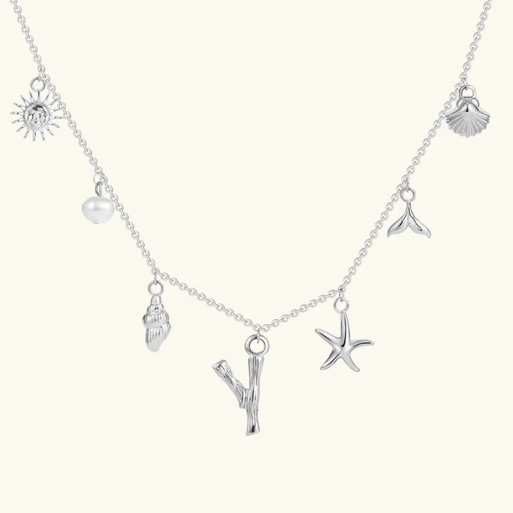 Avaria Ocean Initial Necklace
