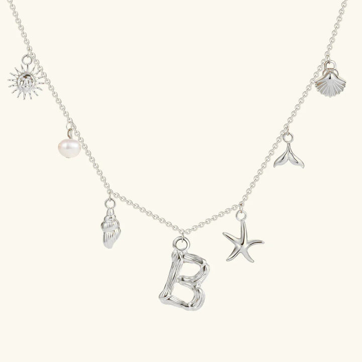 Avaria Ocean Initial Necklace