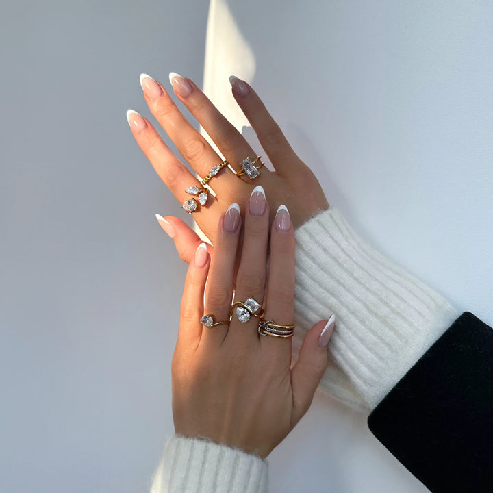 Chastity Diamond Ring Stack