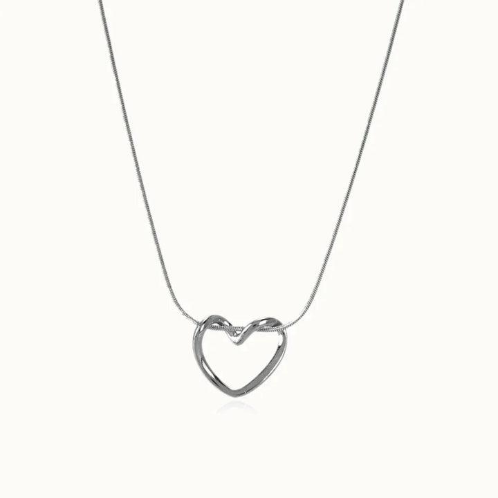 Gold Knot Heart Pendant