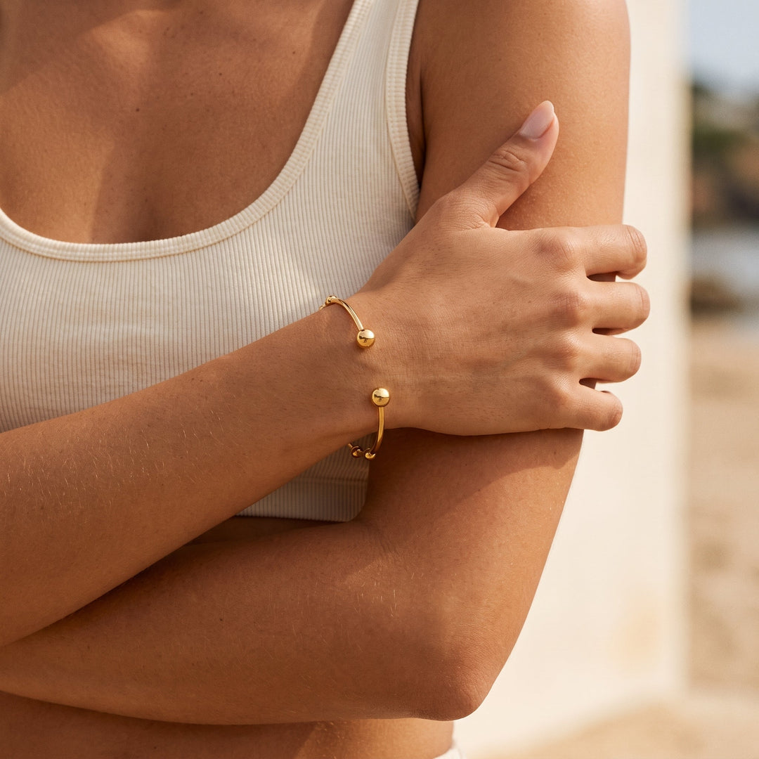 Alora Gold Bangle