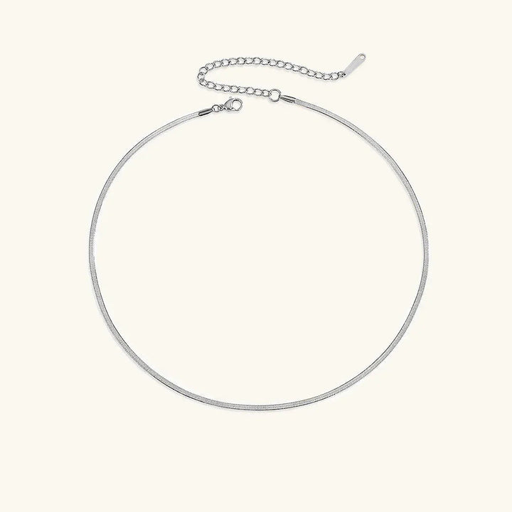Elizabeth Gold Herringbone Necklace