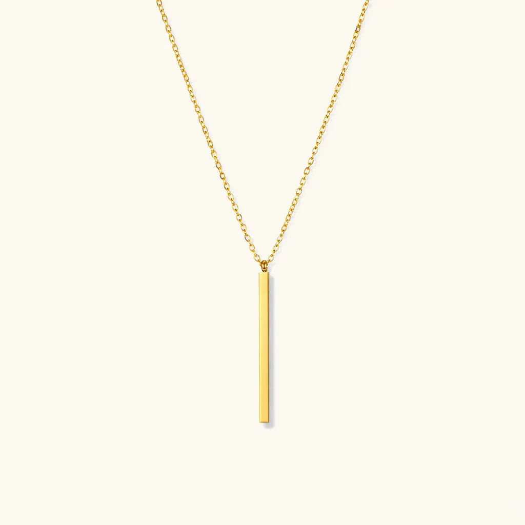 Allison Gold Bar Necklace
