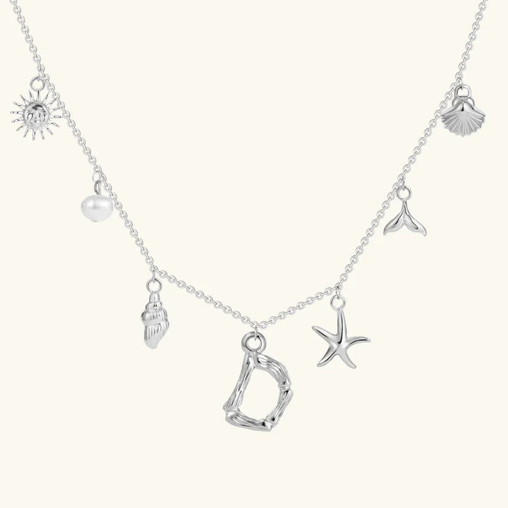 Avaria Ocean Initial Necklace