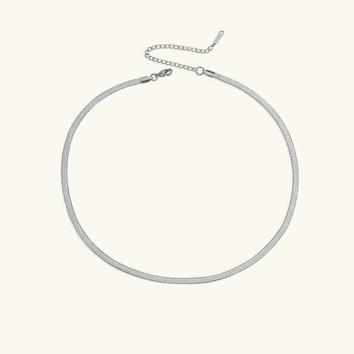 Elizabeth Gold Herringbone Necklace