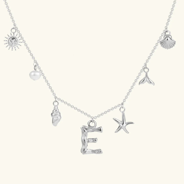 Avaria Ocean Initial Necklace