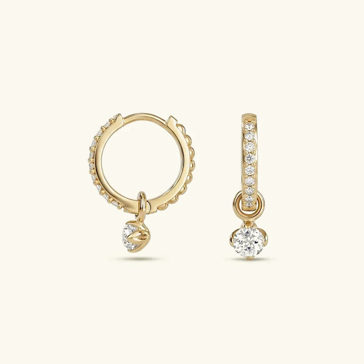 Blake Reversible Diamond Hoops