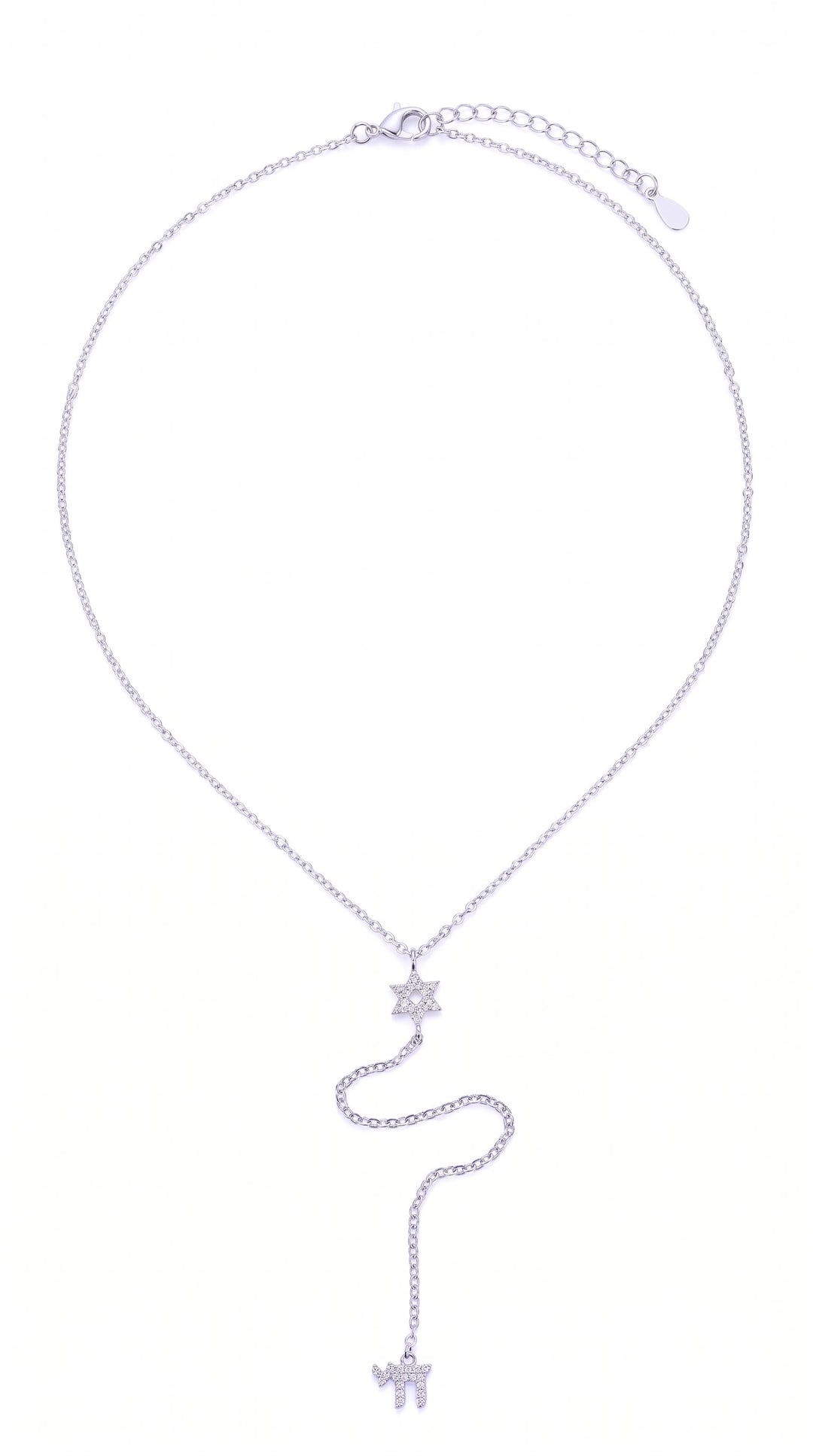Dainty Star Of David Blessing Necklace Set