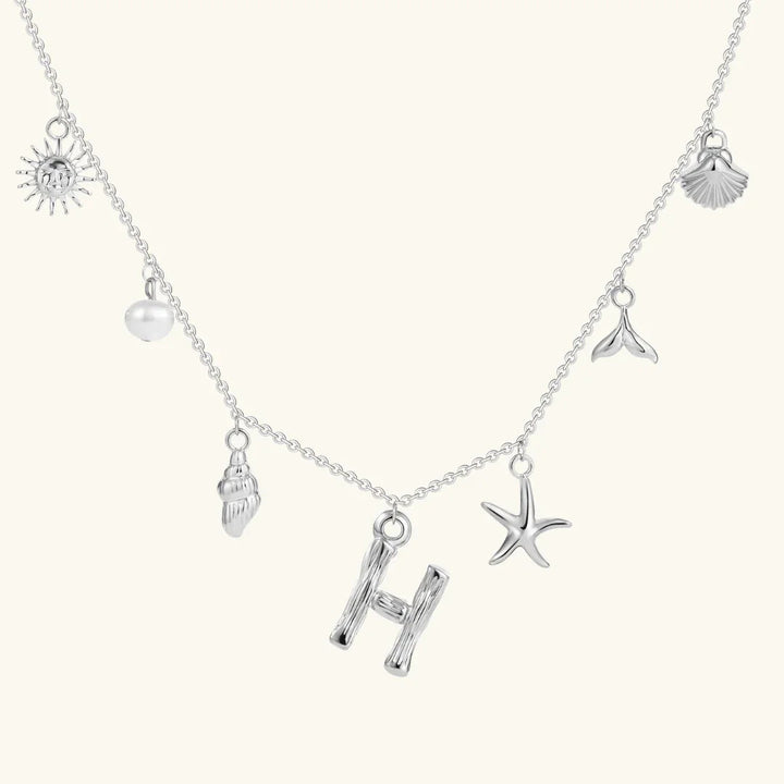Avaria Ocean Initial Necklace