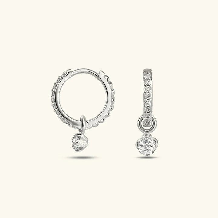 Blake Reversible Diamond Hoops