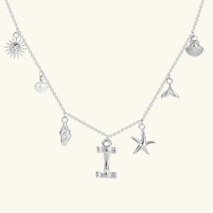 Avaria Ocean Initial Necklace