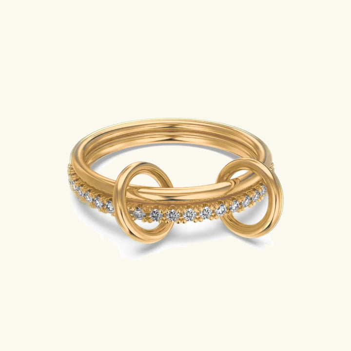 Adela Stacked Diamond Ring