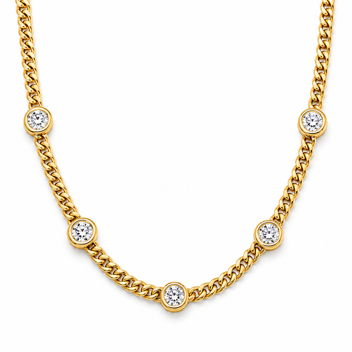 Ellery Bezel Chain Necklace