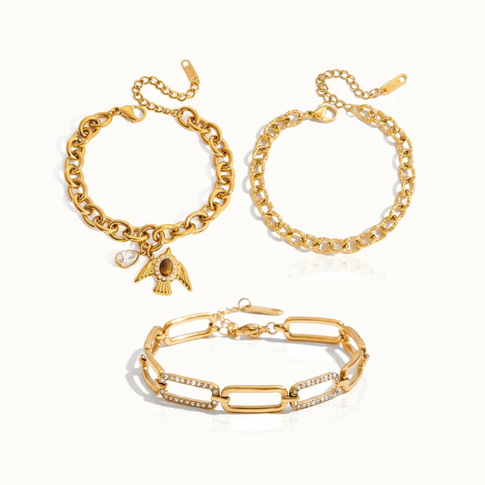 Mavis Chain Stack Bracelet Bundle