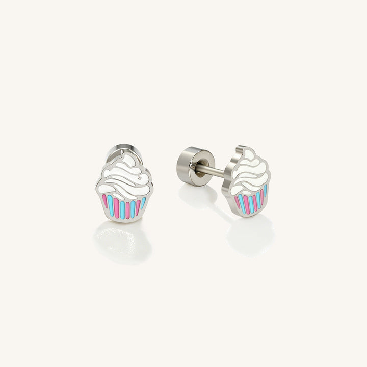 Cupcake Flat Back Earrings