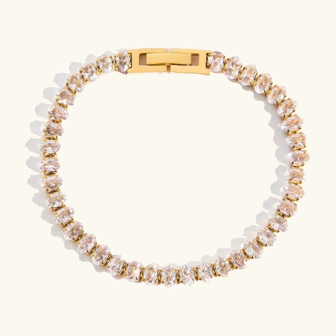Avaria Oval Cut Tennis Bracelet