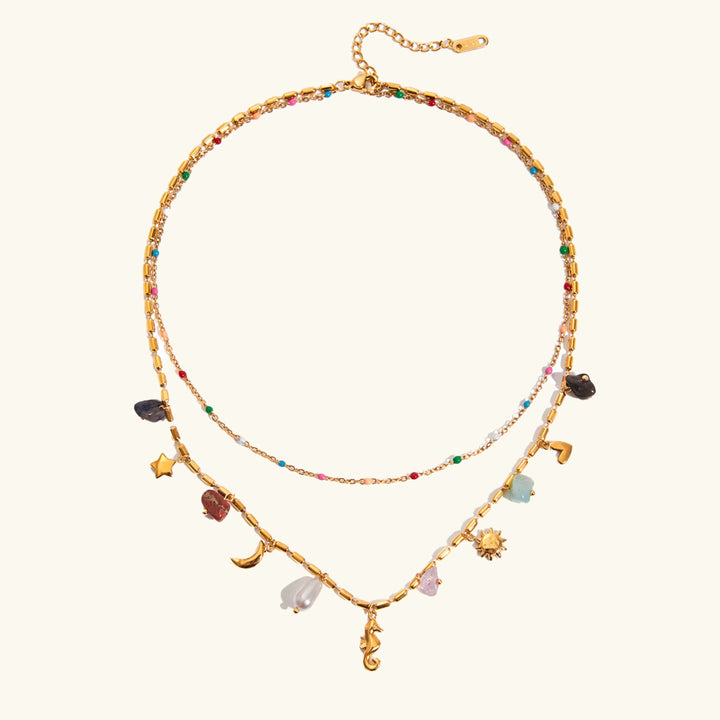 Cambria Coastal Charm Layered Necklace