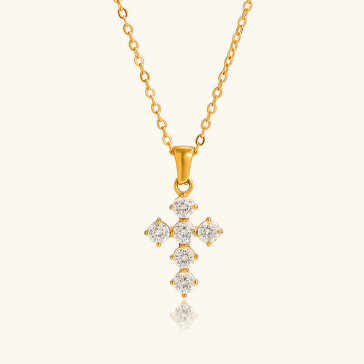 Wynter Diamond Cross Necklace
