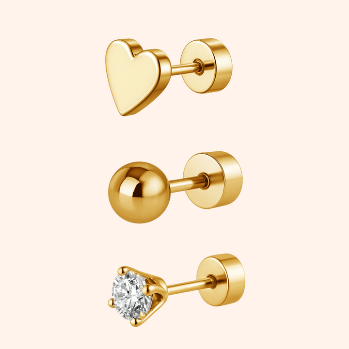 Kids Basic Flat Back Set of 3