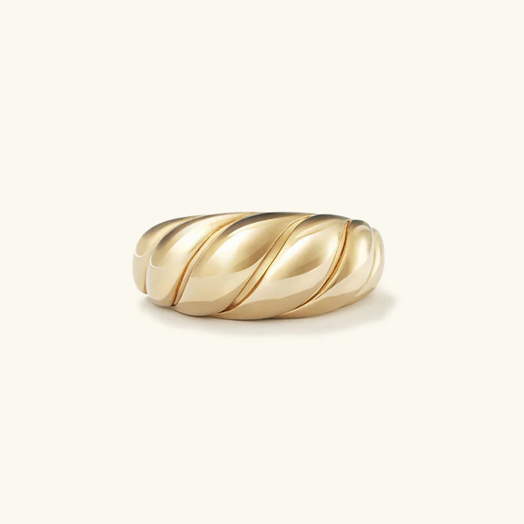 Lorelei Gold Croissant Ring