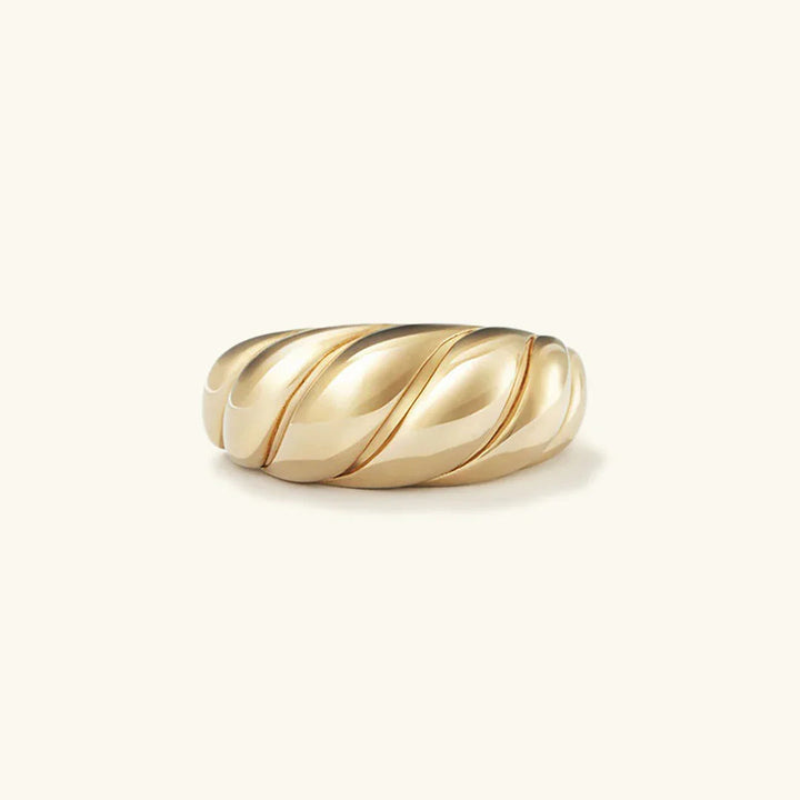 Lorelei Gold Croissant Ring