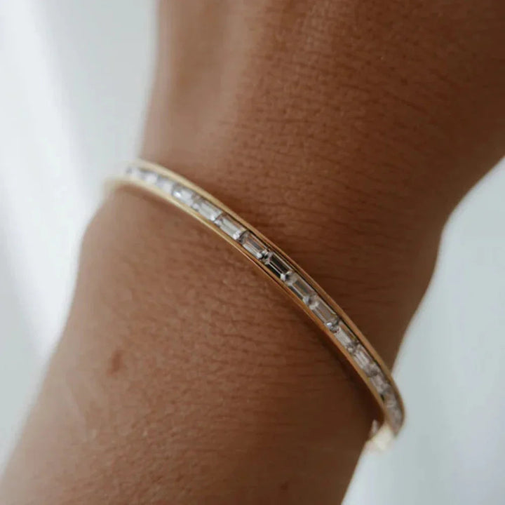 Grace Gold Diamond Bangle