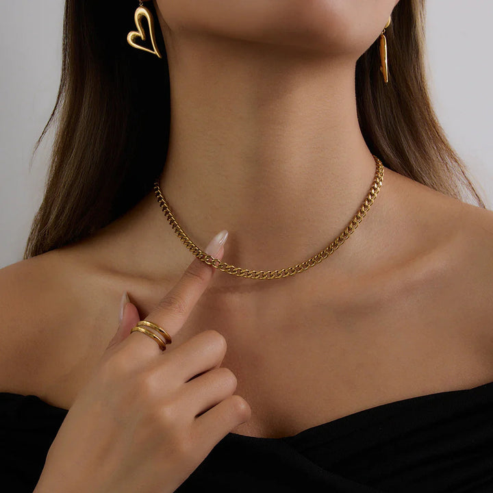 Ysolde Gold Chain Necklace