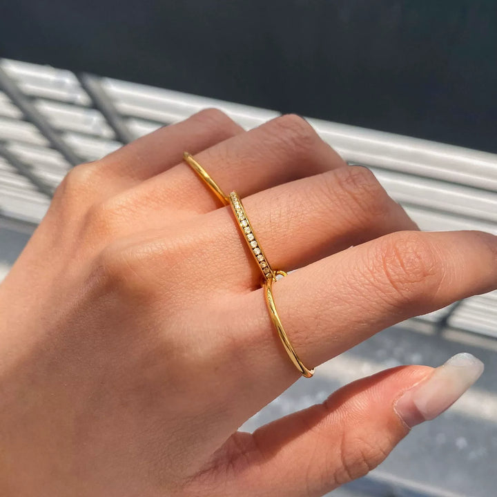Divine Diamond Ring Stack