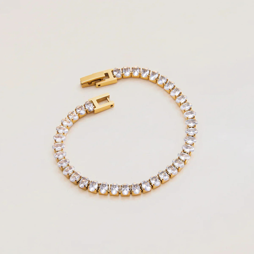 Avaria Oval Cut Tennis Bracelet