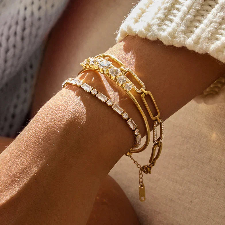 Aveline Diamond Gold Bracelet