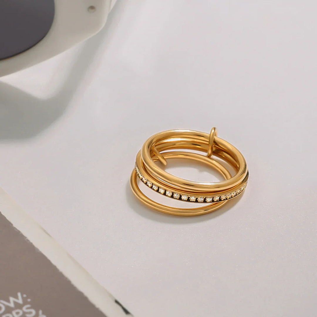 Divine Diamond Ring Stack