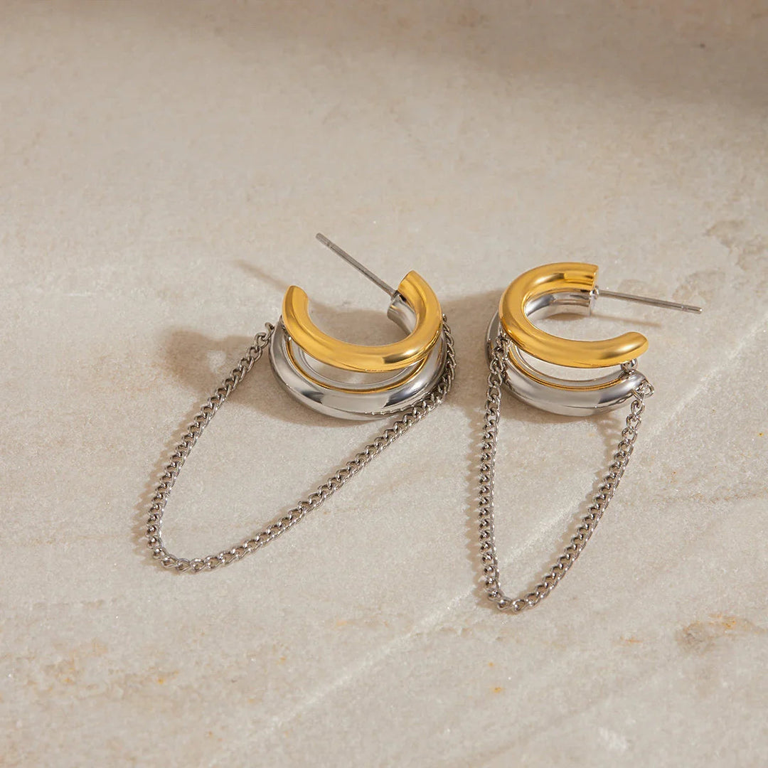 Galilea Link Chain Hoops
