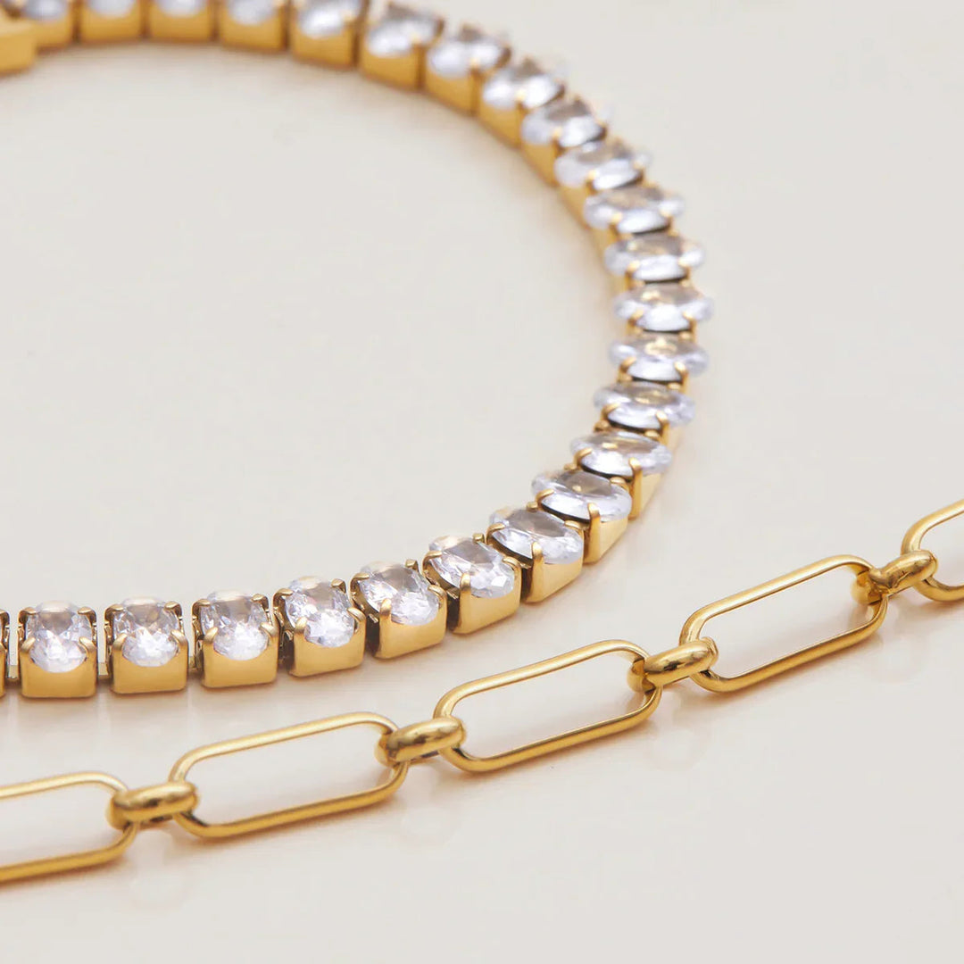 Avaria Oval Cut Tennis Bracelet